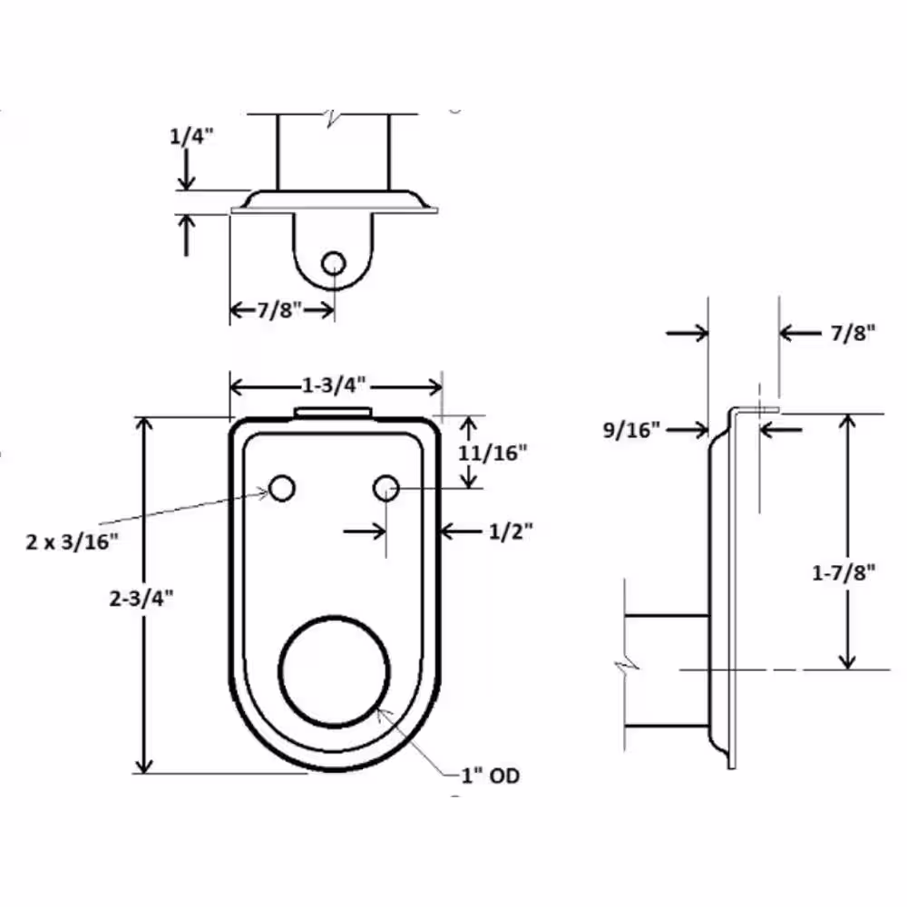 Design House 30 in. - 48 in. Polished Chrome Adjustable Closet Rod