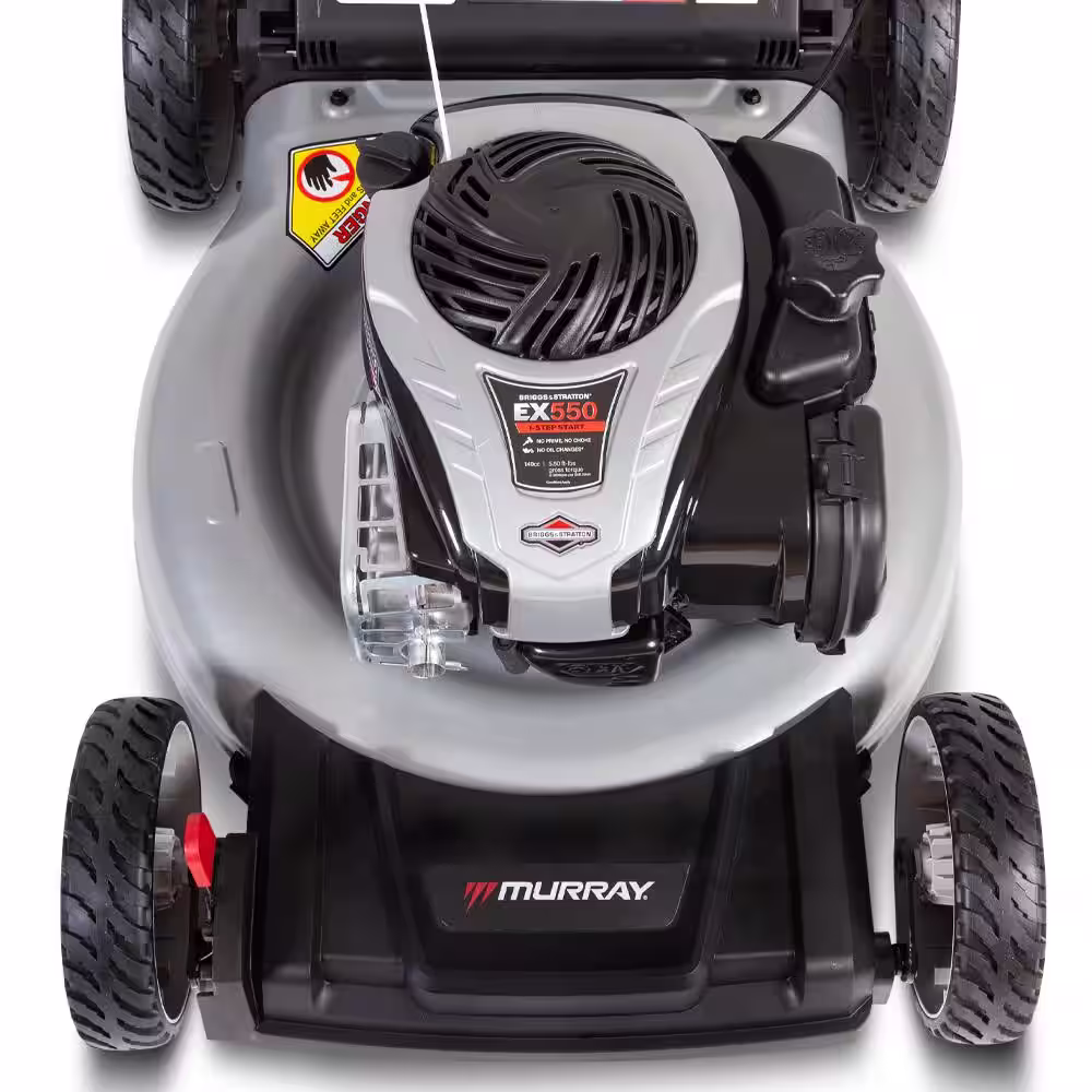 Murray 21 in. 140 cc Briggs and Stratton Walk Behind Gas Push Lawn Mower with Height Adjustment and with Mulch Bag