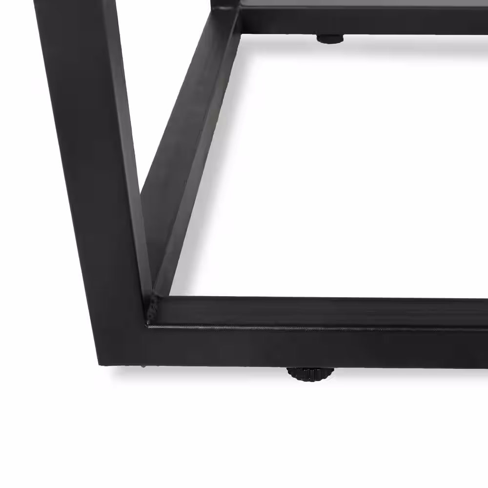 Harper & Bright Designs Black 53.54 in. PU Upholstered Bedroom Bench, Entryway Bench with Metal Base