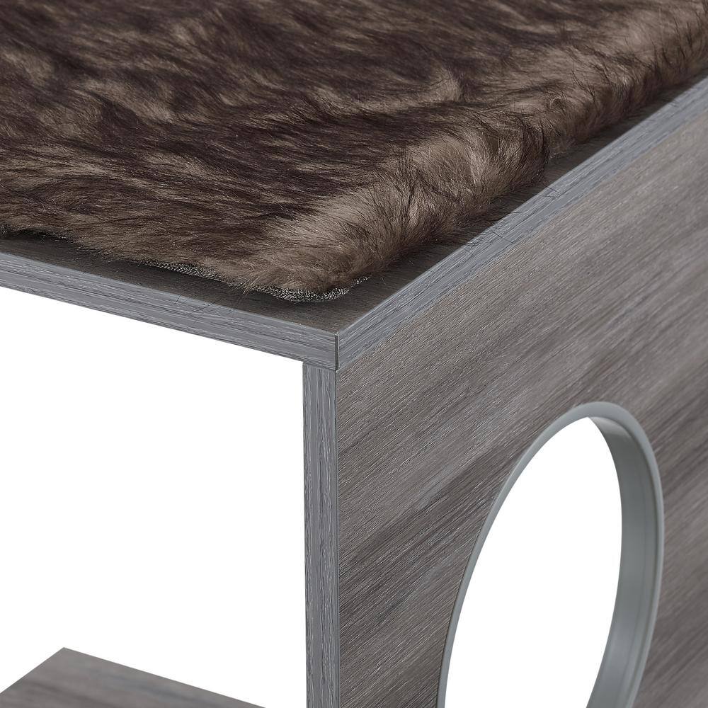 Sam's Pets Sheree 17 in. Gray Brown Cat Tree