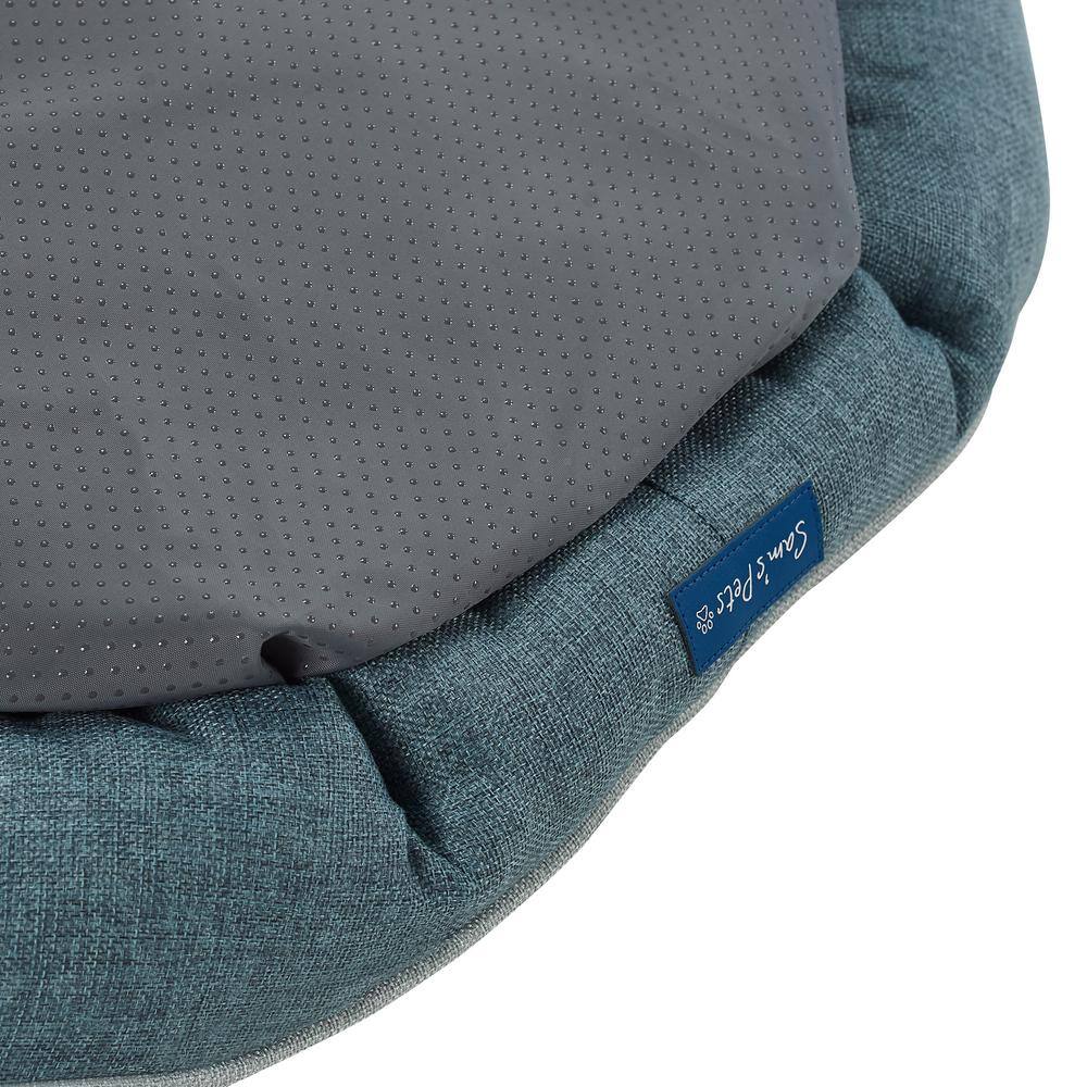 Sam's Pets Arthur Large Teal Hexagon Dog Bed