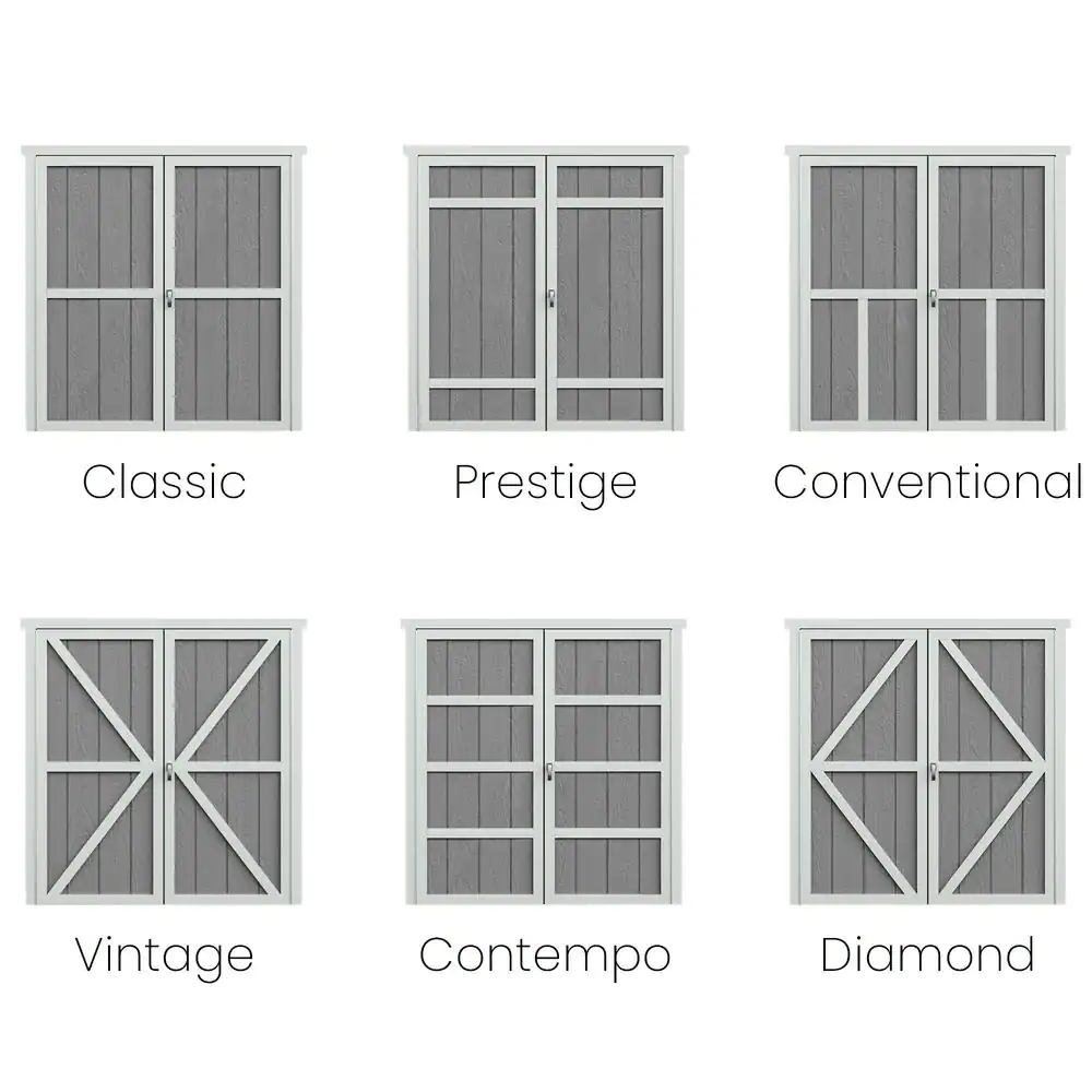 Handy Home Products Professionally Installed Rookwood 10 ft. x 16 ft. Backyard Wood Shed with Smartside- Onyx Black Shingles (160 sq. ft.)