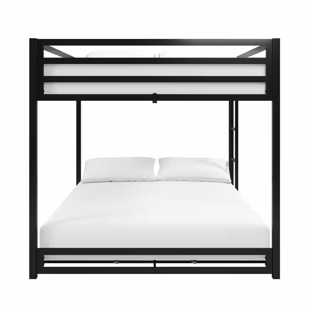 DHP Mabel Black Metal Full Over Full Bunk Bed