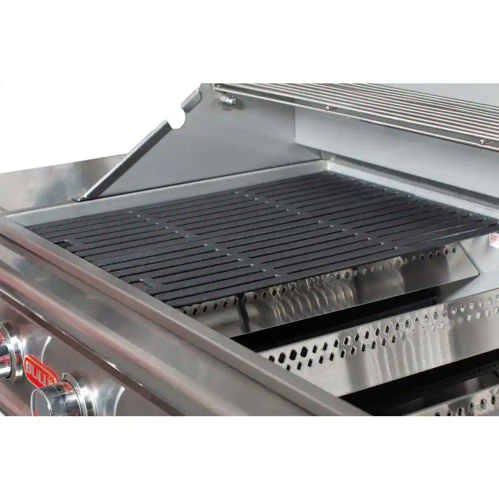 BULL Stallion 4-Burner Cart Propane Grill in Stainless Steel