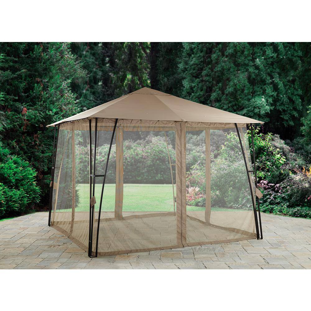 Pacific Casual Altoona 10 ft. x 10 ft. Roof Style Garden House