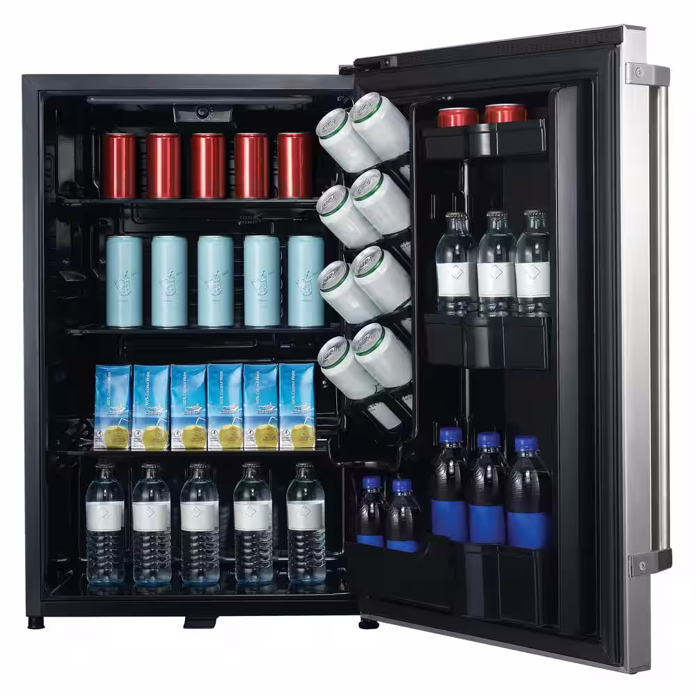 Vissani 4.4 cu. ft. Freestanding Outdoor Refrigerator in Stainless Steel