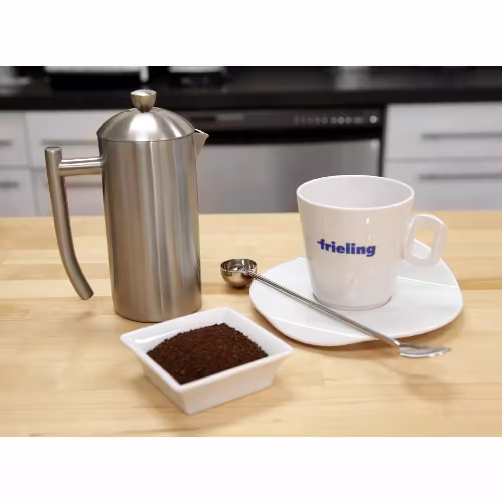 Frieling 2.5-Cup Brushed Finish Stainless Steel French Press Coffee Maker 0143