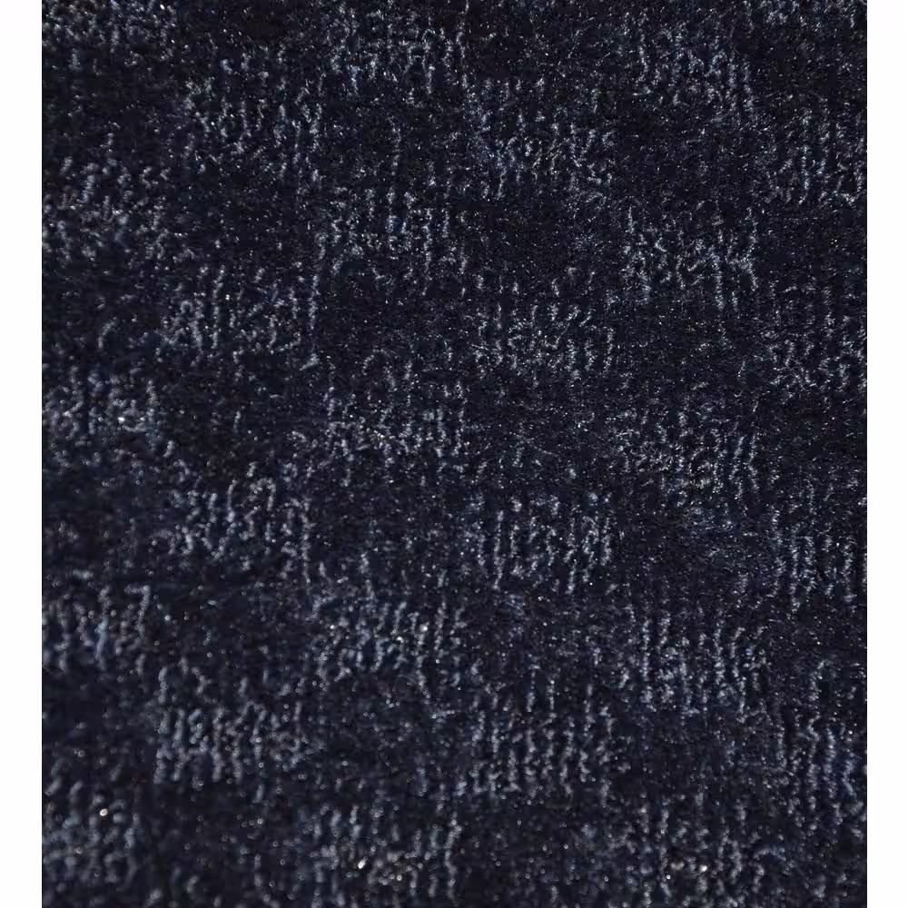 Garland Rug Medallion Navy 2 ft. x 8 ft. Runner Rug