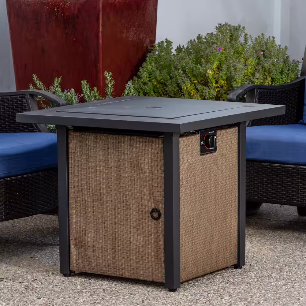 Bond Woodleaf 28 in. Gas Fire Table