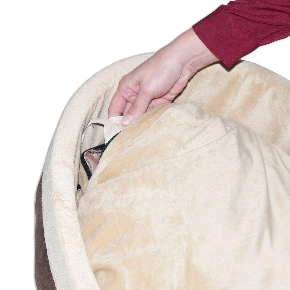 None Thermo-Kitty Large Mocha Heated Cat Bed