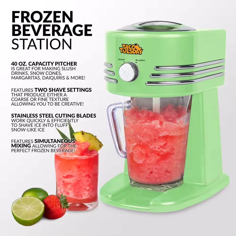 None 40 oz. Lime Green Frozen Beverage Station