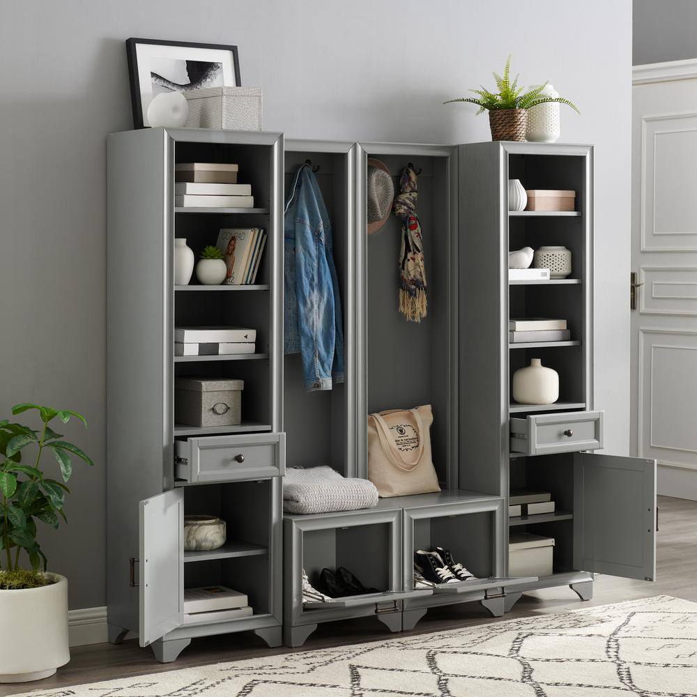 CROSLEY FURNITURE Tara Gray 4-Piece Entryway Set