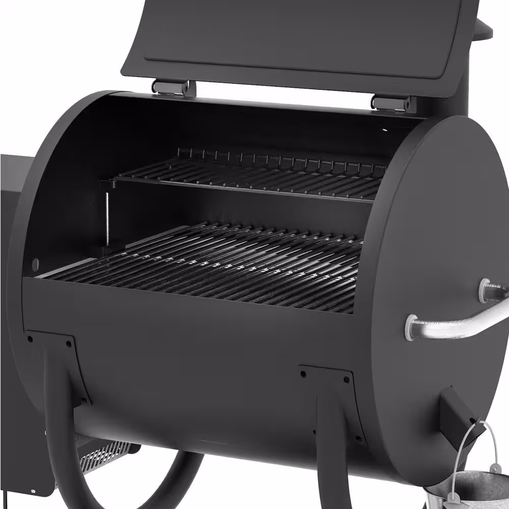 Z GRILLS 585 sq. in. Pellet Grill and Smoker in Black