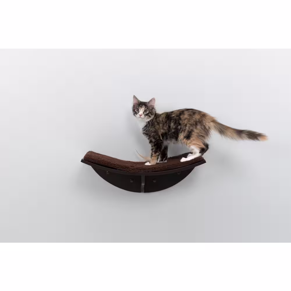 TRIXIE Lea Wall Mount Perch XL, Cat Shelf, Cat Bed, Cat Lounger, Cat Furniture