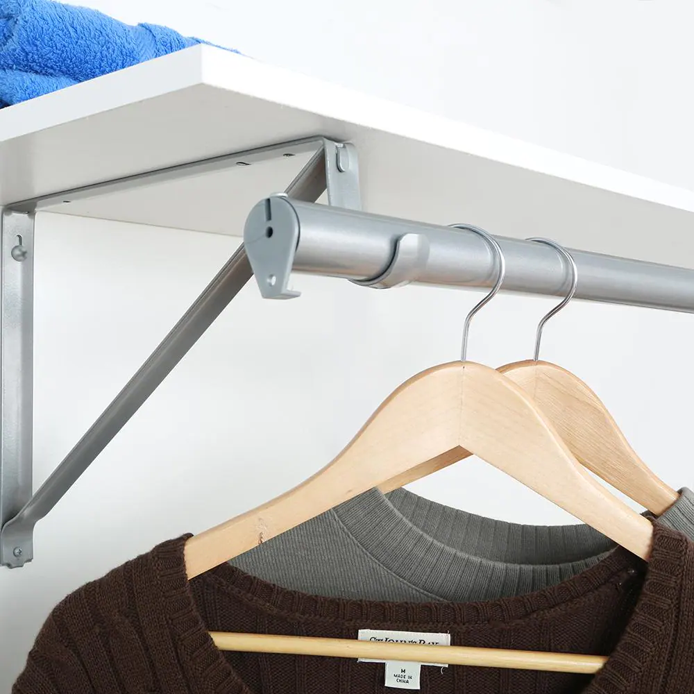 Everbilt 30 in. - 48 in. Platinum Adjustable Closet Rod