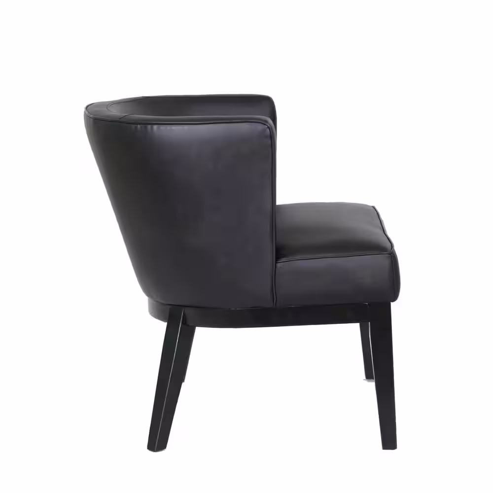 BOSS Office Products Ava Black Accent Chair