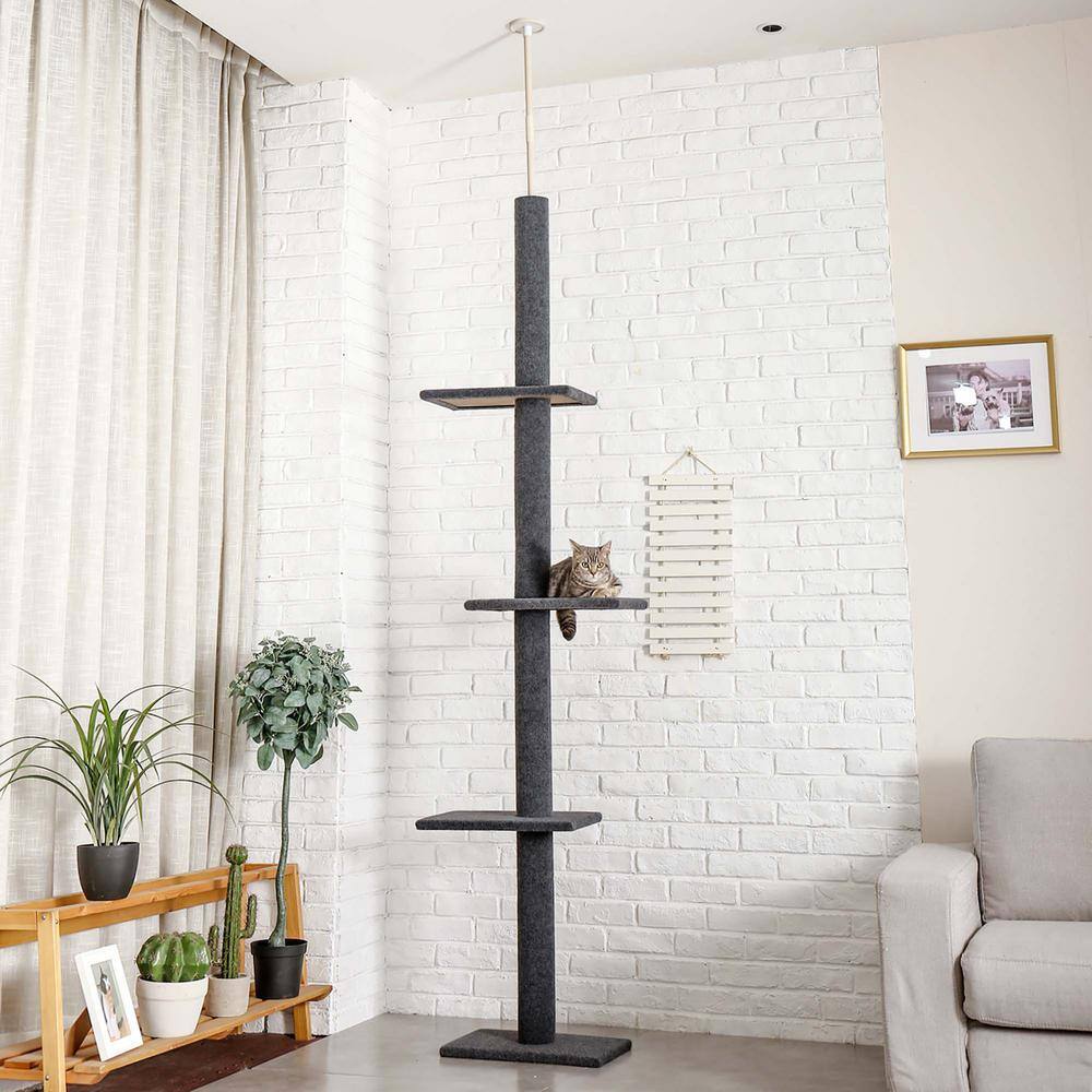 Foobrues Pet Cats Scratching Posts and Trees Crawler Cat Tree