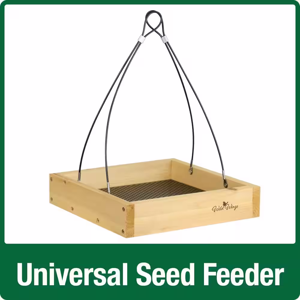 Nature's Way Bird Products Cedar Tray Wild Bird Feeder