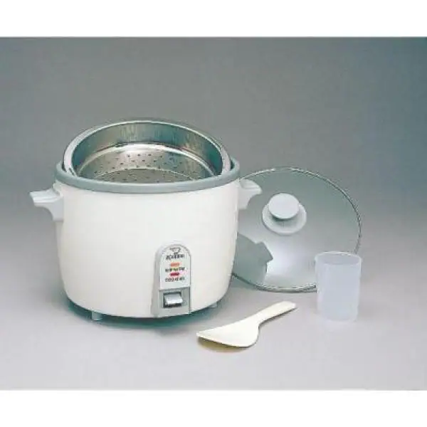 Zojirushi 6-Cup White Rice Cooker with Stainless Steel Steaming Tray