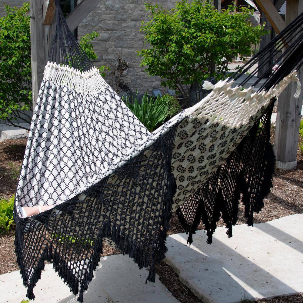 Vivere 13 ft. Authentic Brazilian Cotton Luxury Hammock Bed in Luxo