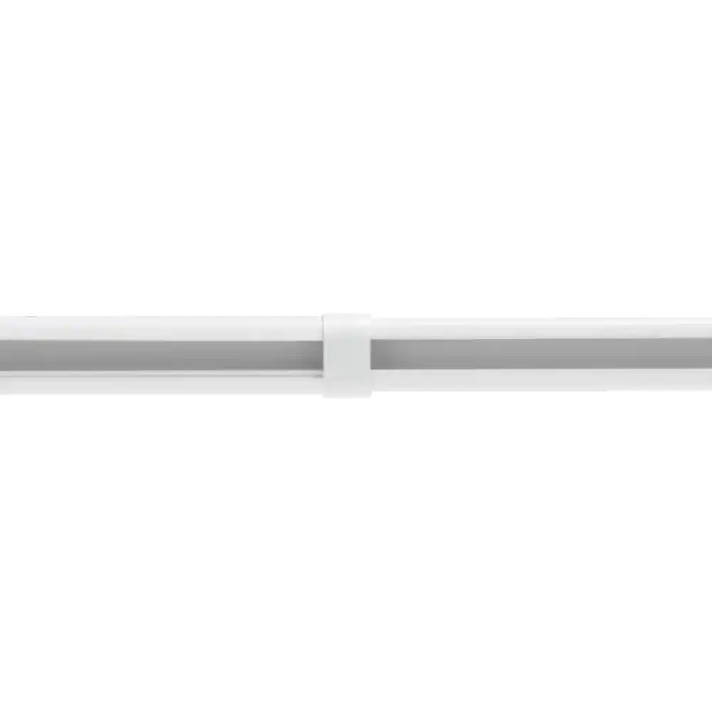 None 28 in. - 48 in. Heavy Duty Double Curtain Rod in White