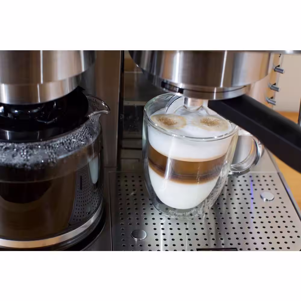 Espressione 10-Cup Stainless Steel Coffee Maker and Espresso Machine