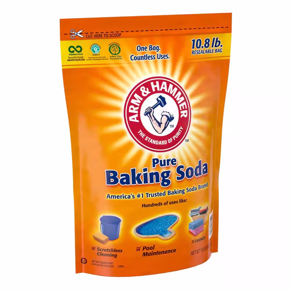 None 10.8 lb Pure Baking Soda Resealable Bag