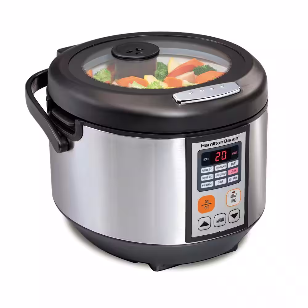 Hamilton Beach 4.5 Qt. Stainless Steel Digital Multi Slow Cooker