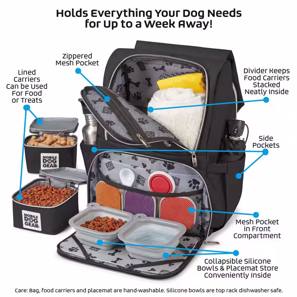MOBILE DOG GEAR Ultimate Week Away Backpack