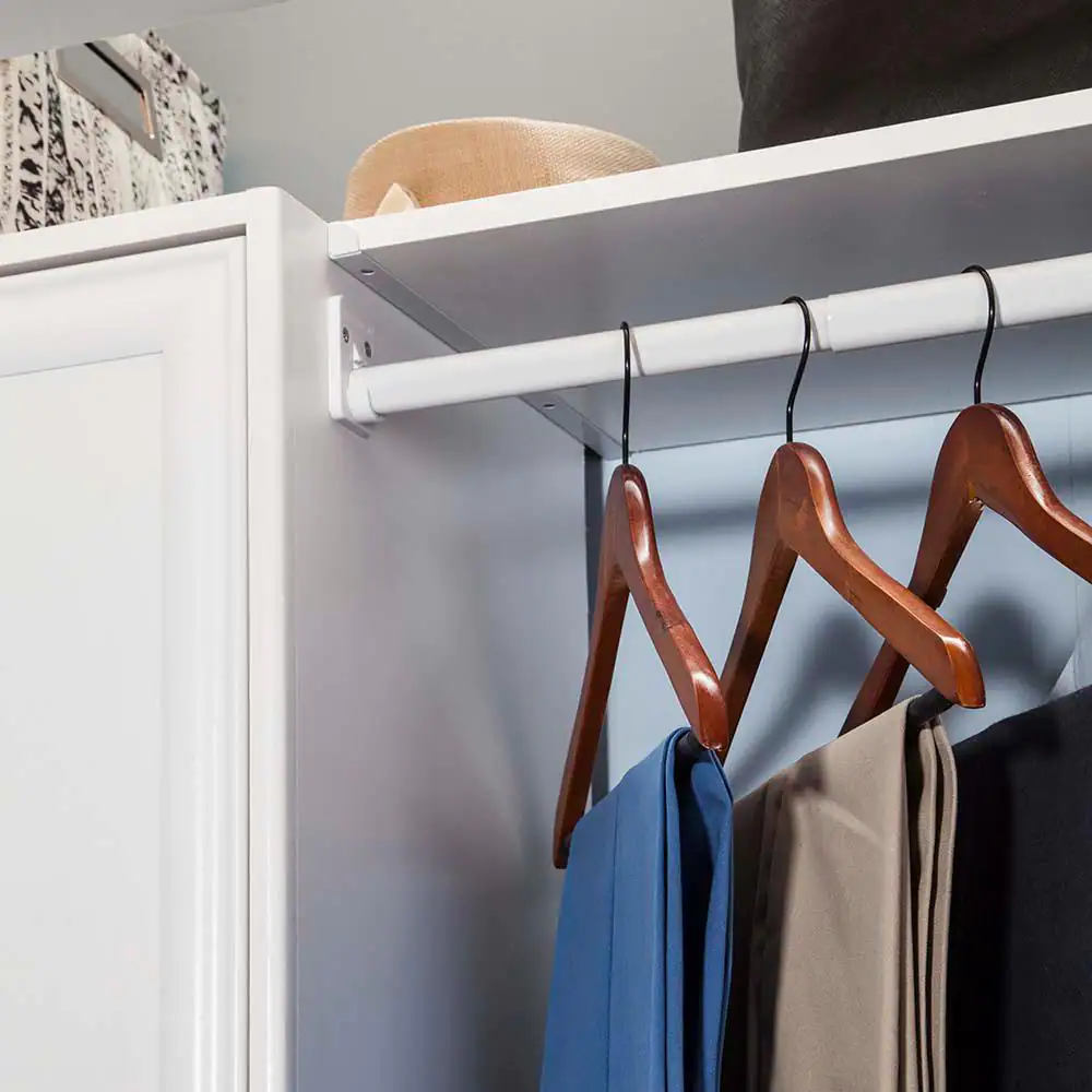 ClosetMaid Selectives 14 in. L White Steel Fixed Mount Shelving Standard Support Bracket Kit