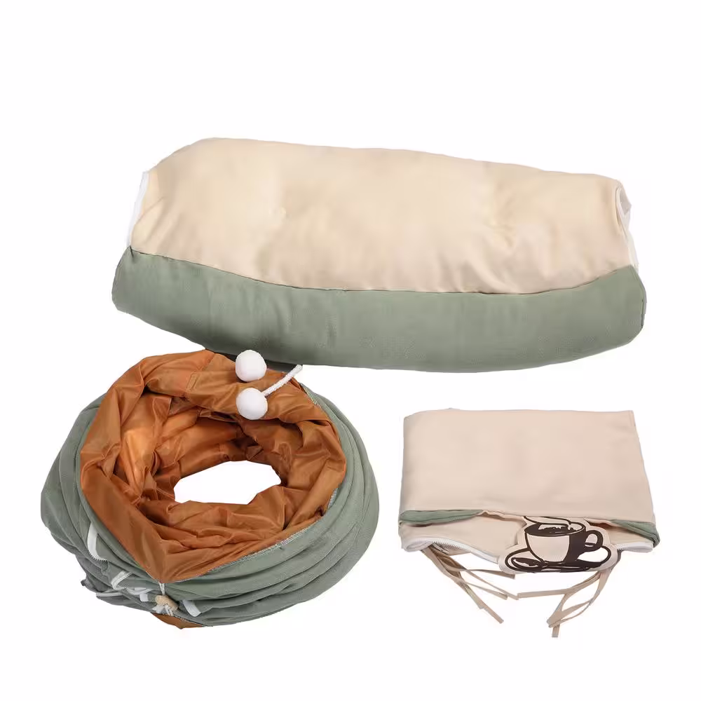 COZIWOW Cat Tunnel Washable Cat Bed