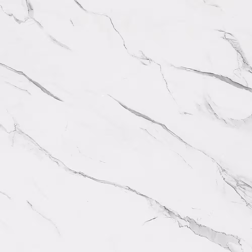 None Stella 36 in. Brass Faux Marble Console Table