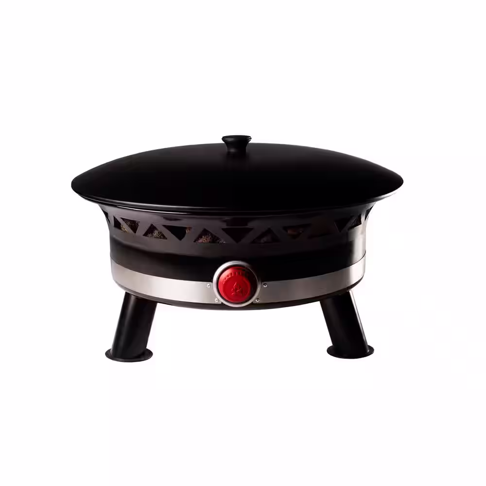 Camp Chef Ponderosa 24 in. Outdoor Liquid Propane Fire Pit with Lava Rocks