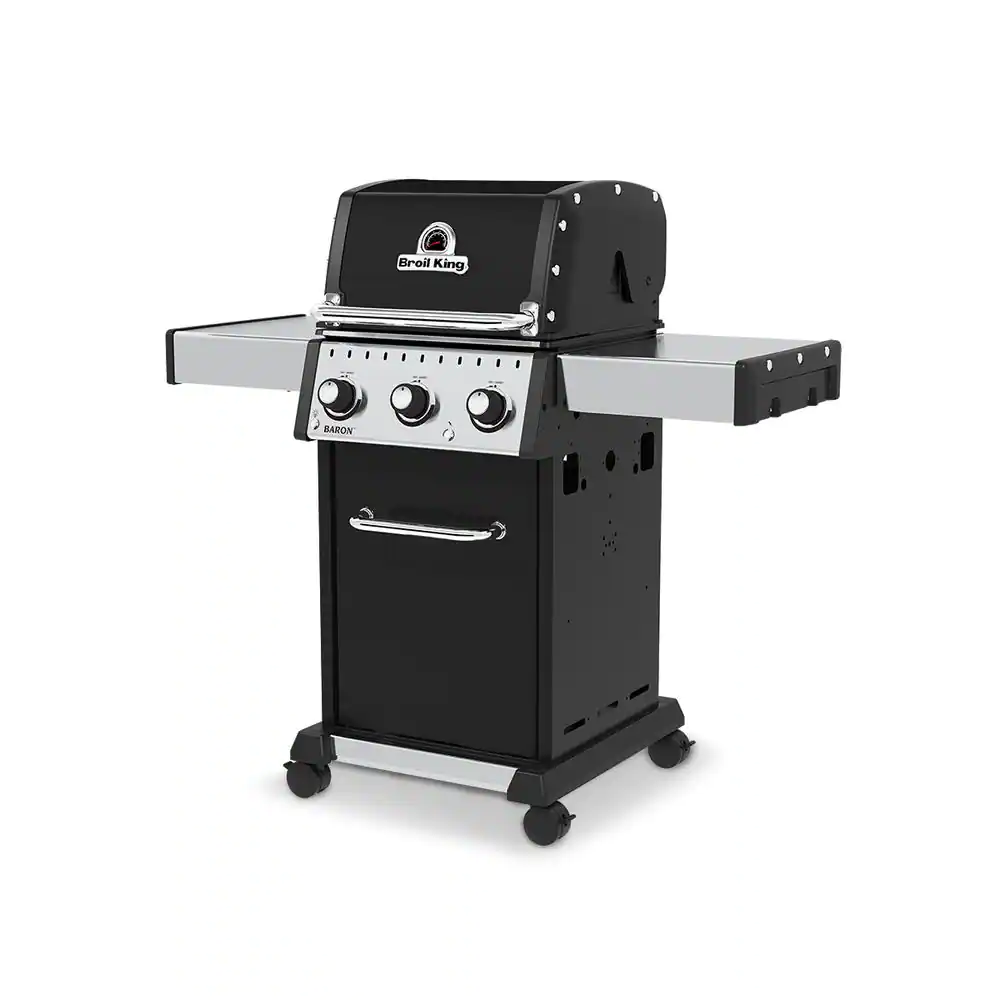Broil King Baron 320 Pro 3-Burner Propane Gas Grill in Black