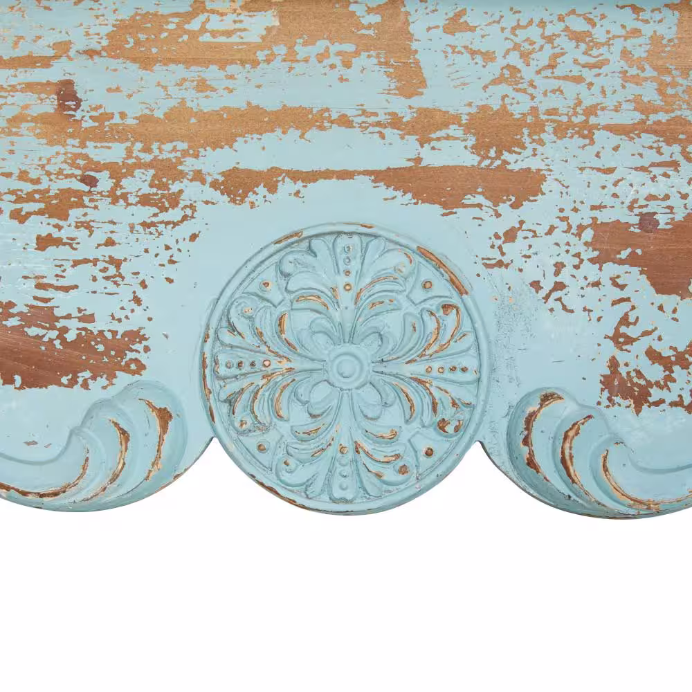 Litton Lane Brown 3-Shelves Wood Wall Shelf (Set of 3)