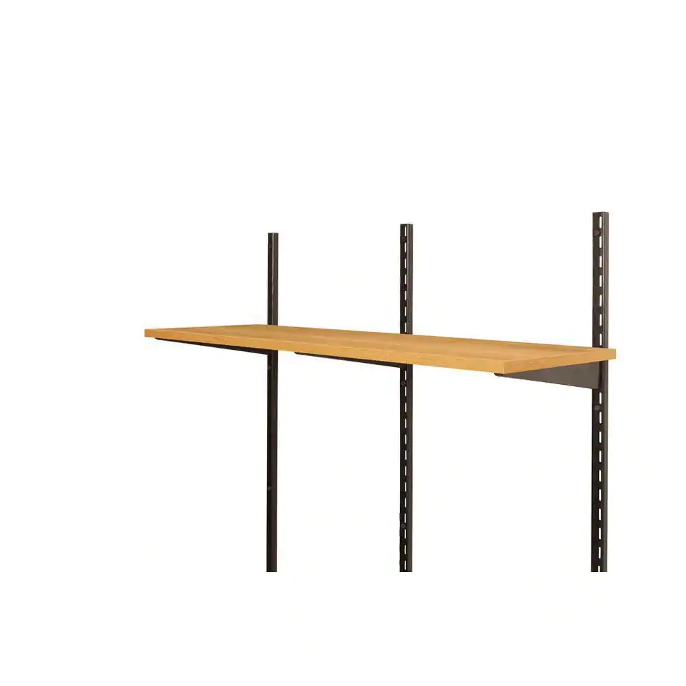 Rubbermaid Golden Oak Adjustable Wood Shelf 12 D x 36 L