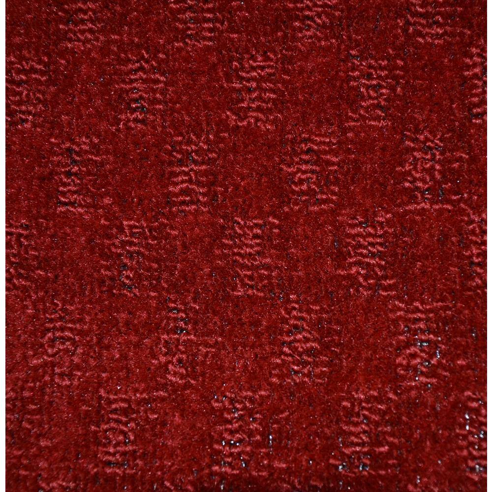 Garland Rug Medallion Chili Pepper Red 3 ft. x 12 ft. Runner Rug