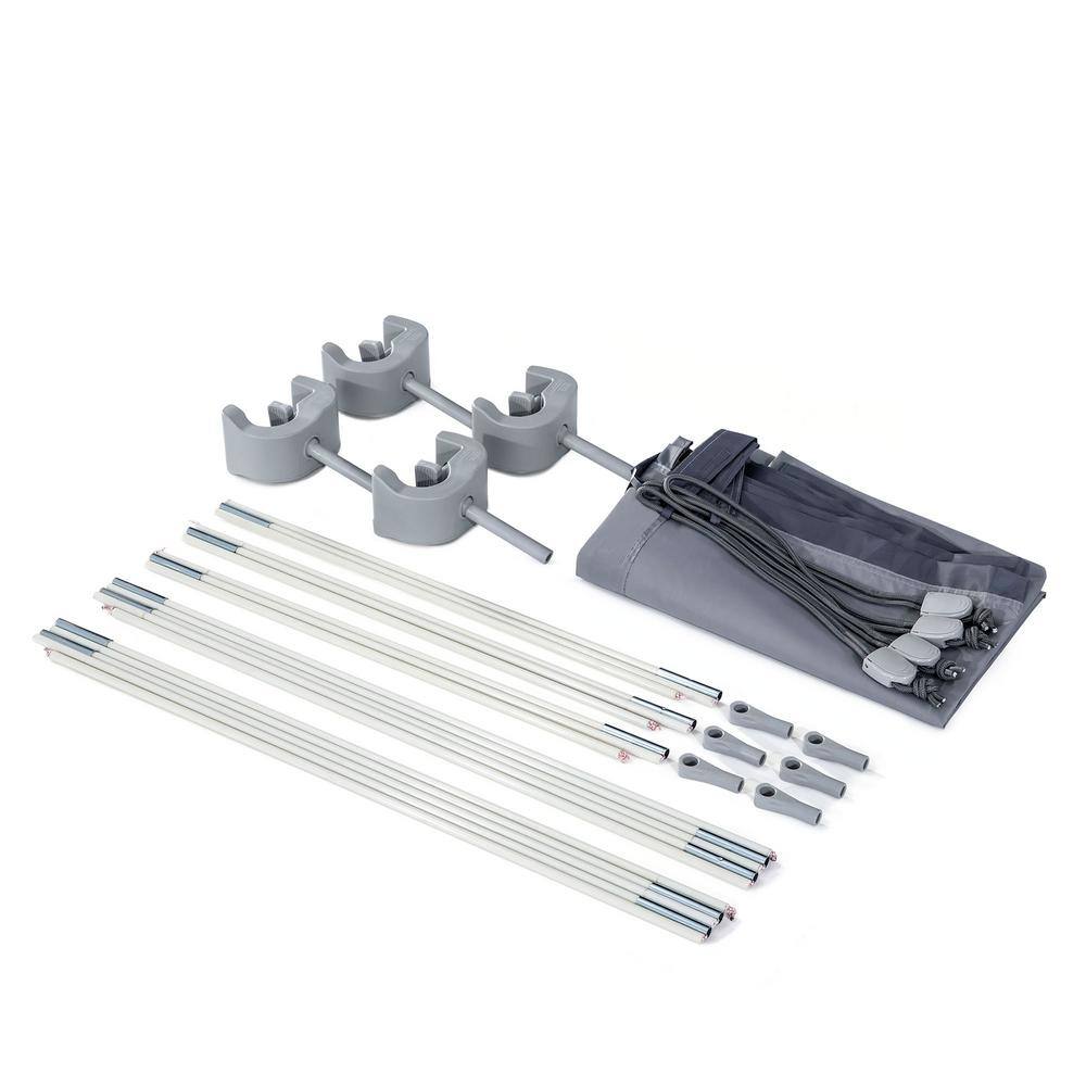 Intex 24 ft. x 12 ft. x 52 in. Rectangular Ultra XTR Frame Swimming Pool w/Pump