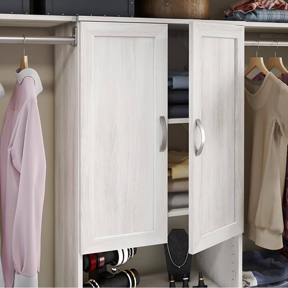 ClosetMaid Style+ 25 in. W Shaker Bleached Walnut Closet Door Kit