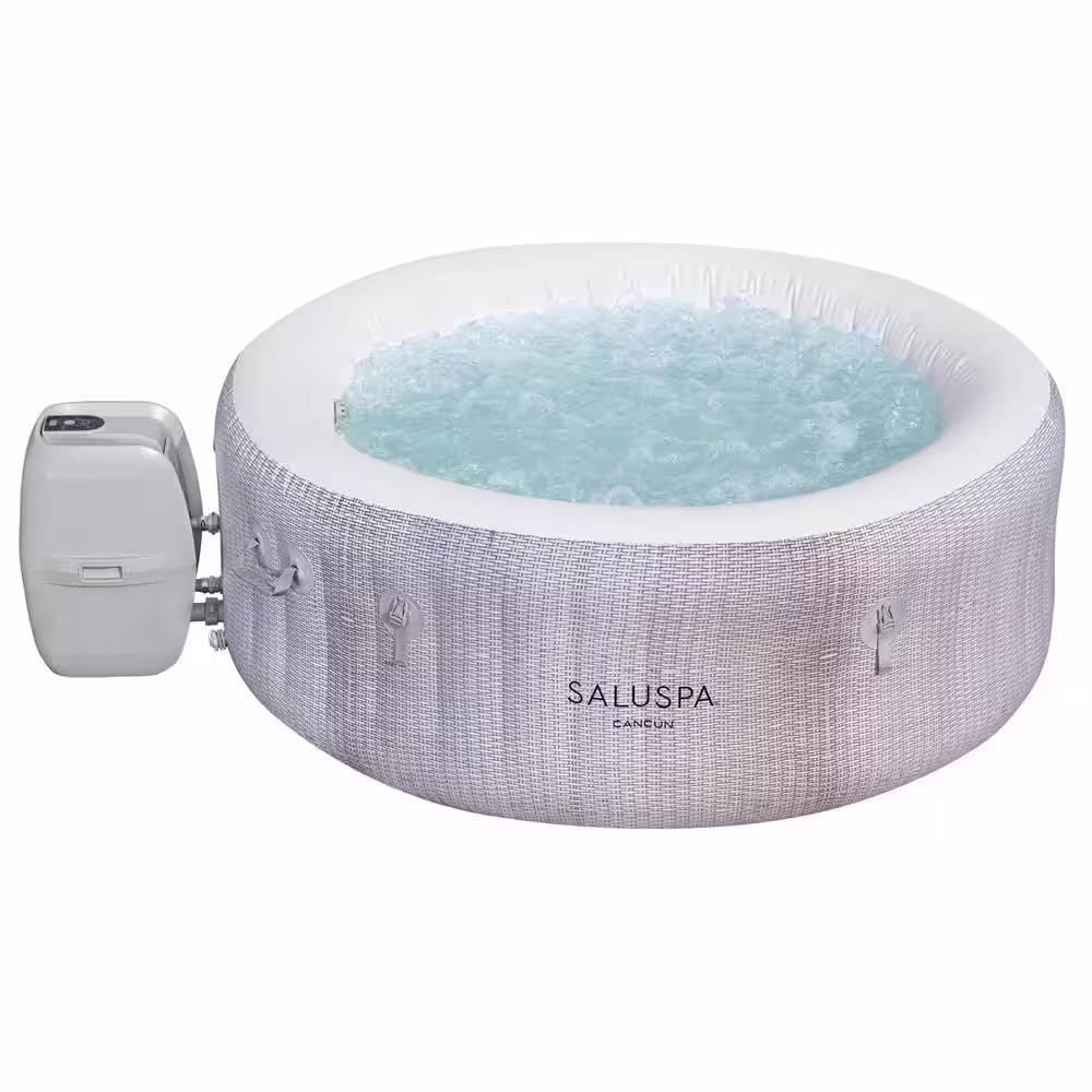 Bestway SaluSpa 71 in. x 26 in. 4-Person Inflatable Cancun AirJet Hot Tub Pool Spa