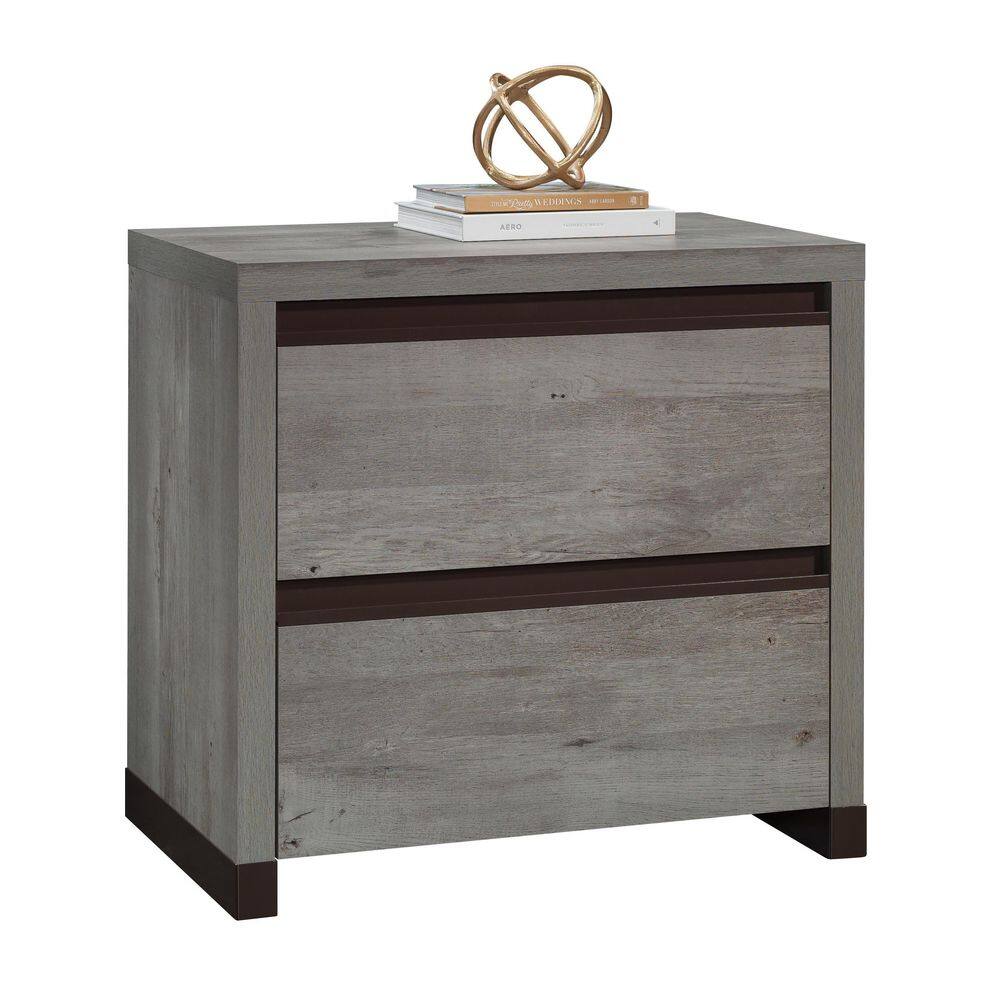 SAUDER Manhattan Gate Mystic Oak Lateral File Cabinet with Locking Drawer