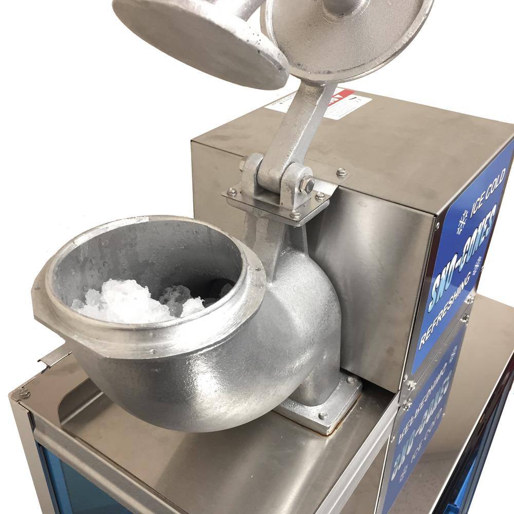 Paragon Arctic Blast 8000 oz. Blue Stainless Steel Countertop Snow Cone Machine