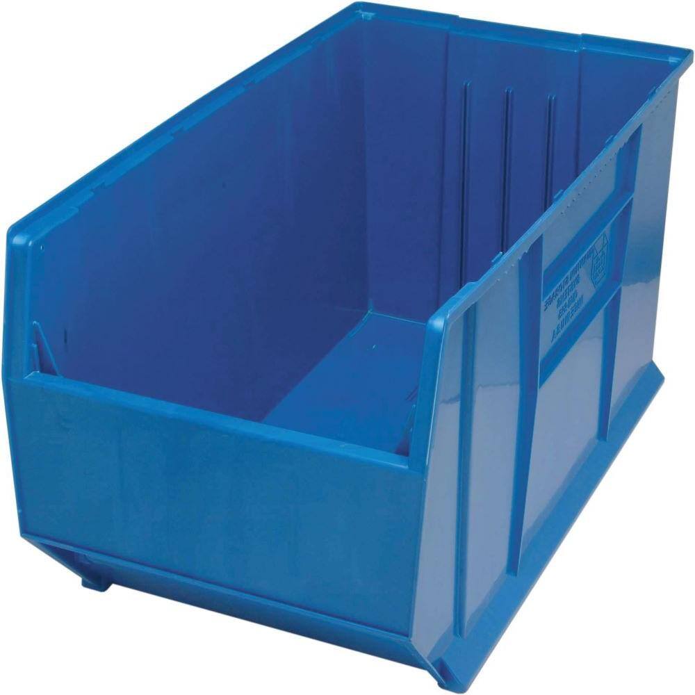QUANTUM STORAGE SYSTEMS 36 in. Quantum Hulk 54 Gal. Storage Tote in Blue (1-Pack)