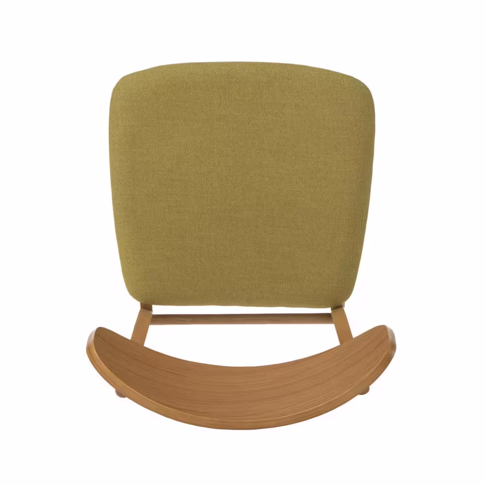 Noble House Lucious 5-Piece Green Tea Fabric and Natural Oak 50 in. Rectangular Dining Set