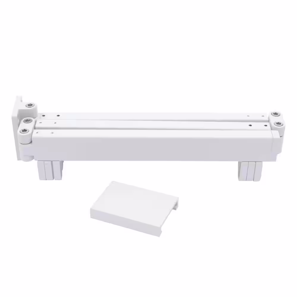 None 47.3 in. x 3.5 in. White Aluminum Foldable Drying Racks