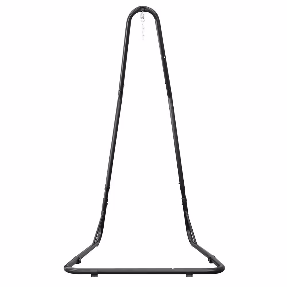 Barton 3.7 ft. W Metal Frame Adjustable Hammock Stand in Black