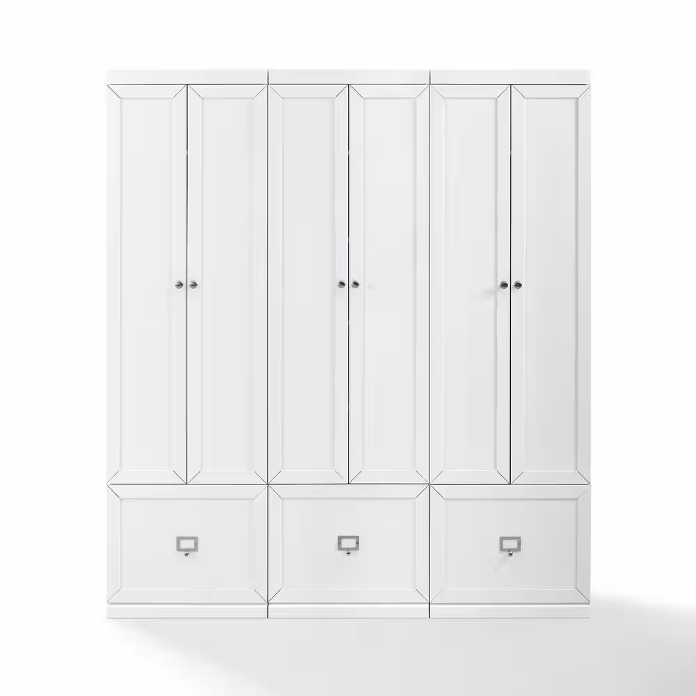 CROSLEY FURNITURE Harper 3-Piece White Entryway Set