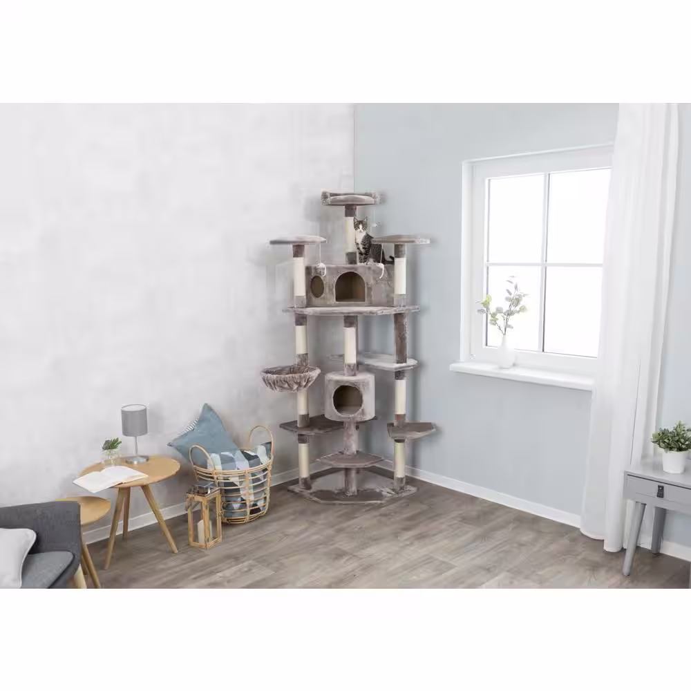 TRIXIE Roma Cat Tower XL, Gray