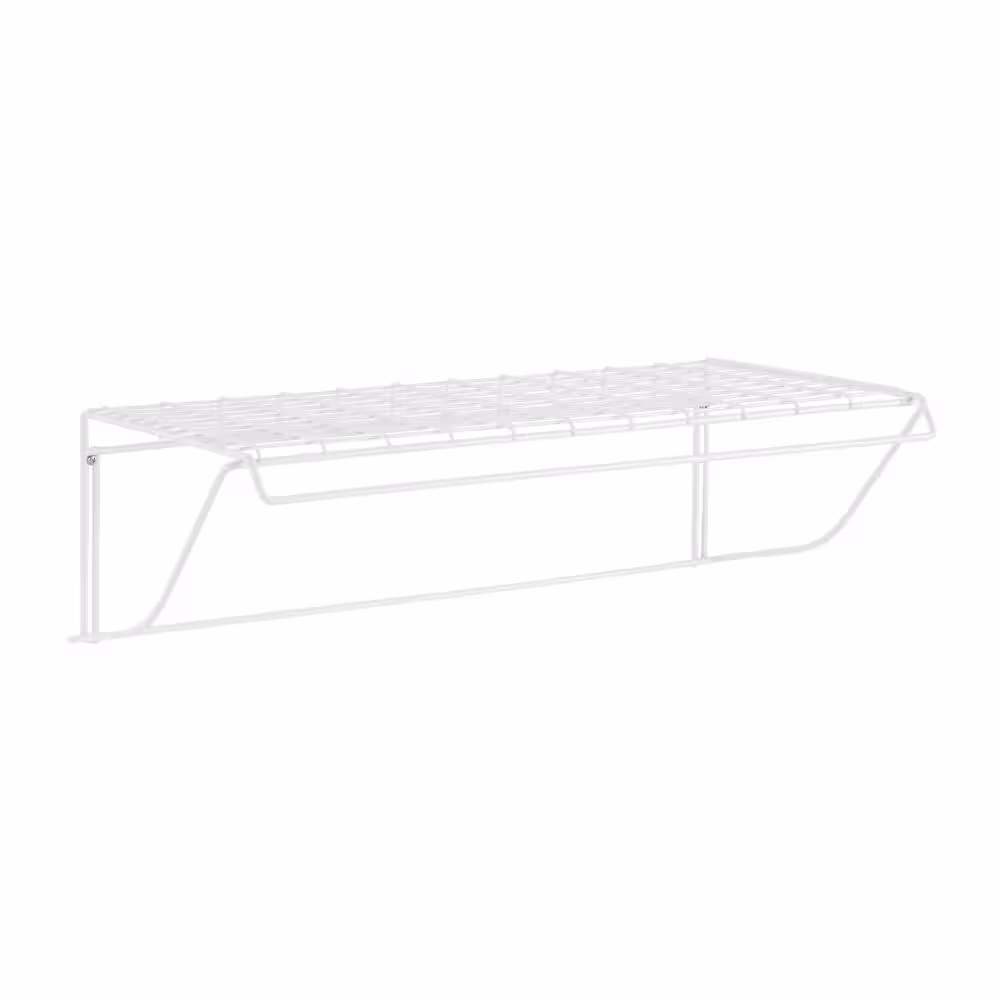 Everbilt Laundry Shelf - 24 in. W x 7 in. H x 12 in. D Wire Shelf