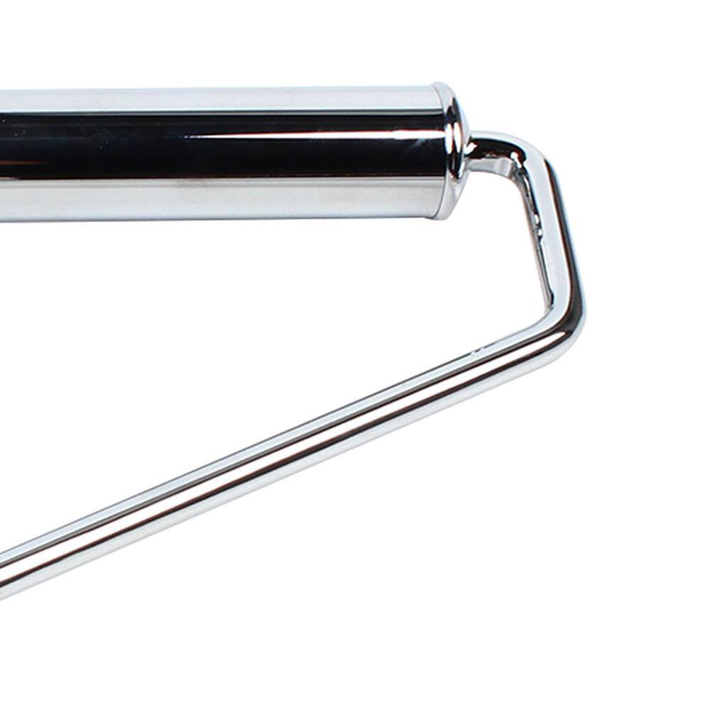 None Rotatable Silver Brass Wall Mounted Clothes Rack 12.2 in. x 7.08 in.